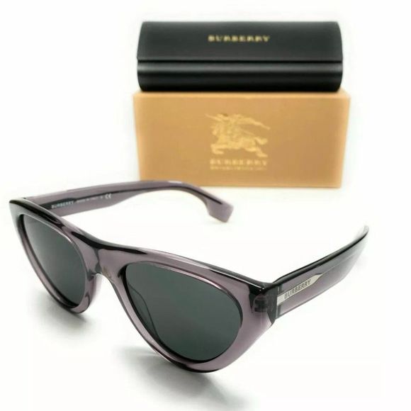 Burberry Women's Translucent Grey Sunglasses! - Picture 1 of 4